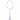 OGKILS Love Breathing Badminton Racket Purple - Speed
