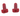 Badminton Li-Ning Grommets - Red