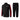 Badminton Training Jacket - Black Red Stripe image 2